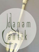 Ball Silver Servierlöffel/Gabel S. Chr. Fogh