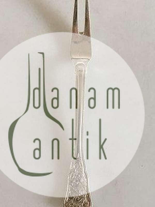 Anton Michelsen Rosenborg Pålægsgaffel i Sterling Sølv