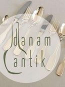 "Susanne" Hans Hansen Sterling Silver Flatware Set for 12 People. 96 Pieces