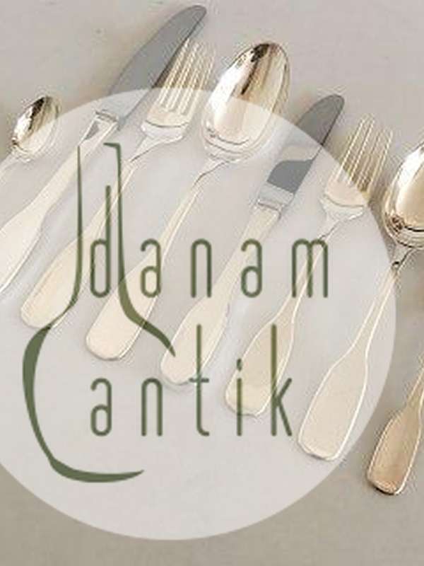 "Susanne" Hans Hansen Sterling Silver Flatware Set for 12 People. 96 Pieces