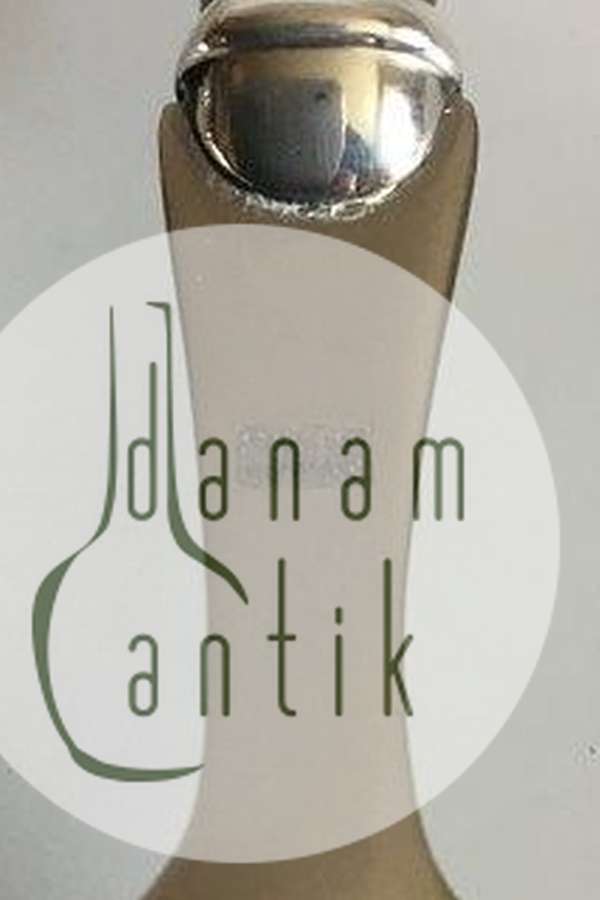 W. & S. Sørensen Sterling Sølv og Stainless Steel Krone Salatsæt