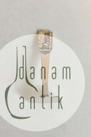 H.C. Andersen Fairy Tale Pusher in Silber. Das Mädchen mit den Lockenstöcken