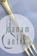 Cohr Saksisk Sølv Kagegaffel