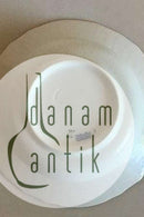 Royal Copenhagen Hvid Svejfet med takket guldkant (Stel 387 / Josephine) Dyb tallerken No 1616