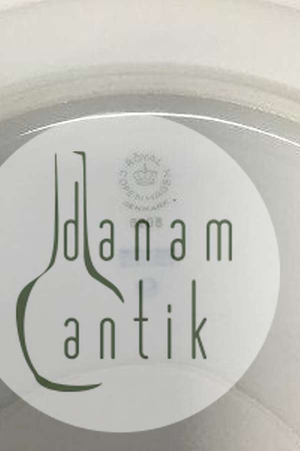 Royal Copenhagen Hvidpot Ovalt fad No 8208