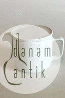 Royal Copenhagen Hvidpot Kande No 6265 med låg No 6318