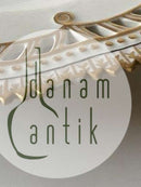 Royal Copenhagen Flora Danica Tallerken med Gennembrudt Kant og Monogram.