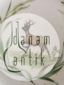 Royal Copenhagen Flora Danica Tallerken  No 3584 Antik fra 1860-1880