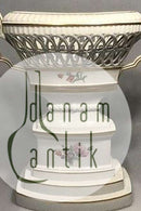 皇家哥本哈根Flora Danica Pearlware白色花瓶No 12358