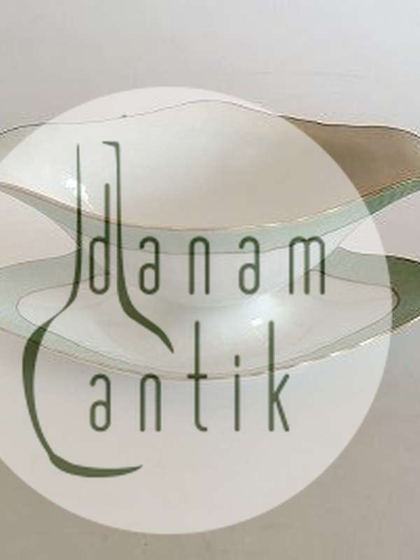 Royal Copenhagen Grøn Svejfet Sauceskål No 1871