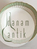 Royal Copenhagen Green Curved Deep Plate No 1616