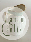 皇家哥本哈根绿色焊接奶油壶No 1538