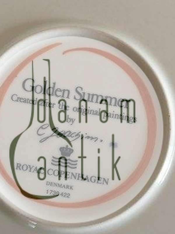 Royal Copenhagen Gylden Sommer Stor Spisetallerken No 422