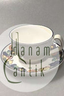 Royal Copenhagen Golden Summer Coffee Cup and Saucer No. 072+073