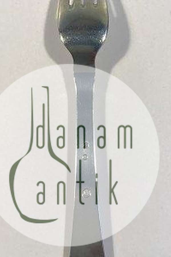 Orchidee Silber Tafelgabel Horsens Silversmith