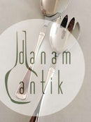 Patricia W&S Sørensen银色和不锈钢色的沙拉餐具