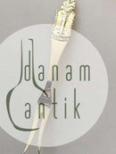 830 Isländische Gabel aus Silber mit Geysir-Motiv