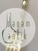 Isländische Serviergabel aus Sterlingsilber von J&B