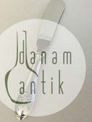 Aage Weimar Sølv lagkage kniv med ørne motiv