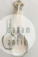 Serveringsske i Sølv og Rustfrit Stål