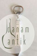 Flaskeåbner i Sølv og Rustfrit Stål