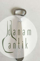 Axel Holm, København Sterling Sølv og Rustfrit Stål Øloplukker