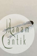 Silberne Zuckerzange