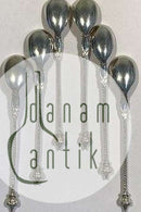 Silver Coffee Spoons Hallmarked by Danish Silversmith