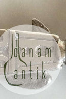 Gamle Norsk Brudeske med due og rener udført i sølv 13 lødig sølv