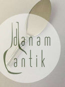 Trelleborg Lagkagespaten mit Silbergriff von Slagelse Sølvvarefabrik