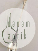 Hans Hansen Sterling Sølv Lang Teske / Cocktail Ske med Løver