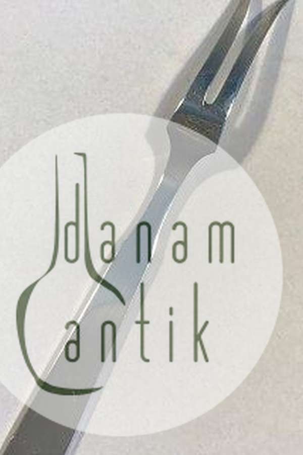 Hans Hansen Arvesølv No 15 Sterling Sølv Stegegaffel