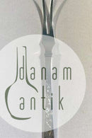 Hans Hansen Arvesølv 12 m gravering Sterling Sølv Pålægsgaffel