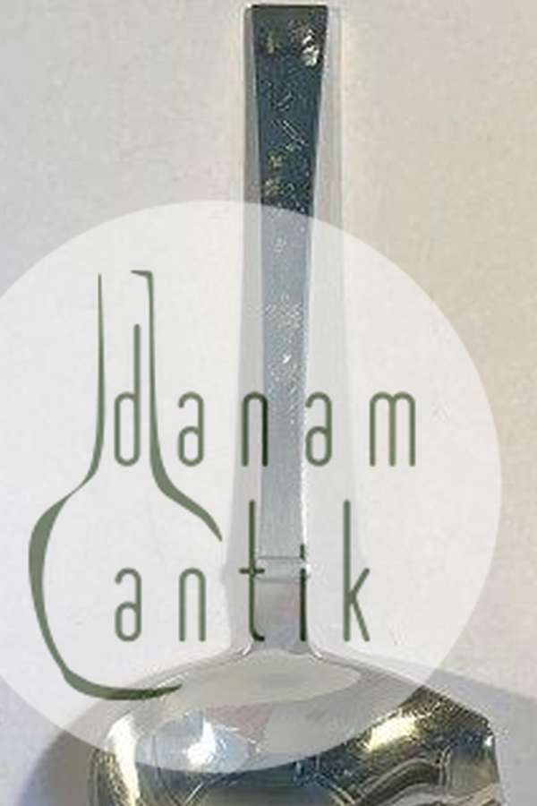 Hans Hansen Arvesølv 12 m gravering Sterling Sølv Sauceske L 17.5 cm