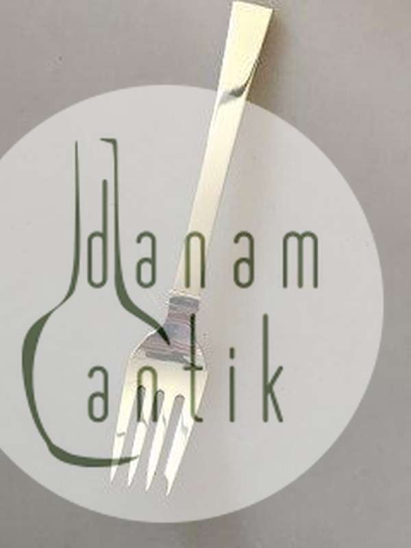 Hans Hansen Sterling Sølv Arvesølv No 12 Salatgaffel