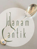 汉斯-汉森蓝色珐琅纯银汤匙