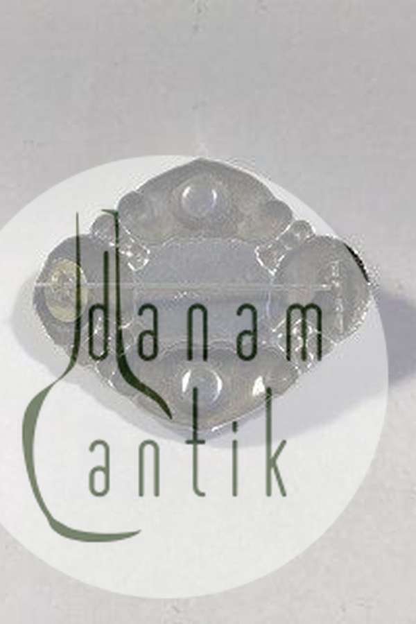 Evald Nielsen Sølv Broche med Rav