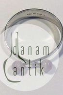 Hans Hansen Sterling Sølv Armring No 243 Lilla Quartz