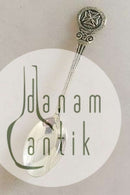 Tyske Sølv ske 800 med Jern kors Tysk Militær