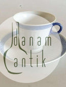 Royal Copenhagen Blå Vifte Kaffekop og Underkop No 11538