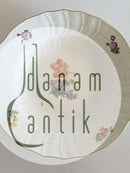 Royal Copenhagen Saksisk Blomst Let Dyb Tallerken No. 1614