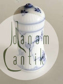 Royal Copenhagen Blaue kannelierte Pfefferbüchse Nr. 2178