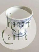 Royal Copenhagen Blauer geriffelter Eierbecher Nr. 2132