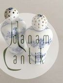 Royal Copenhagen Musselmalet Riflet Salt og Peber Sæt No 439