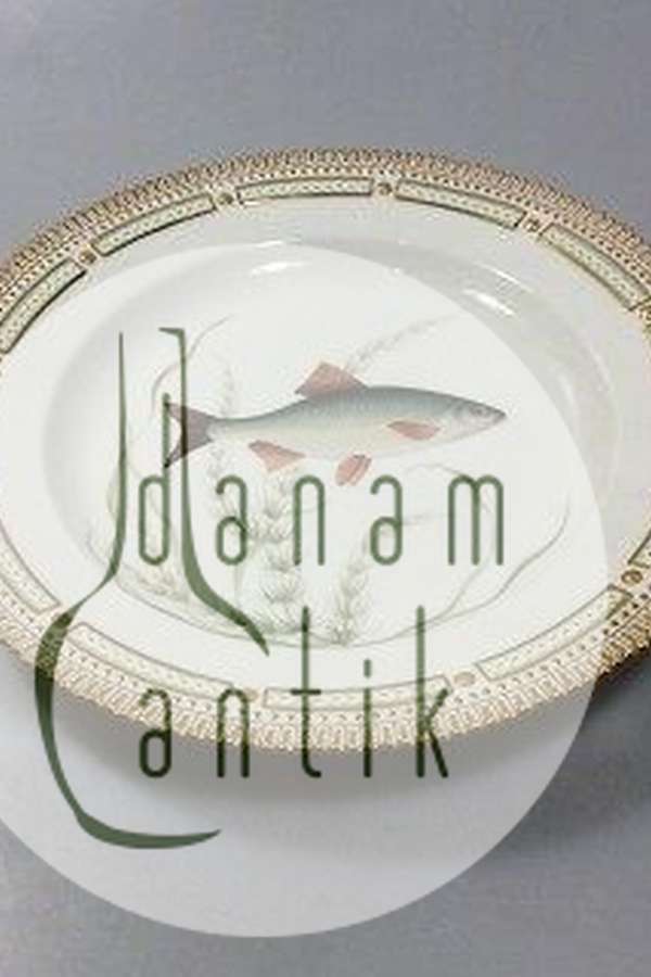 Royal Copenhagen Flora Danica Fisketallerken No 19/3549.