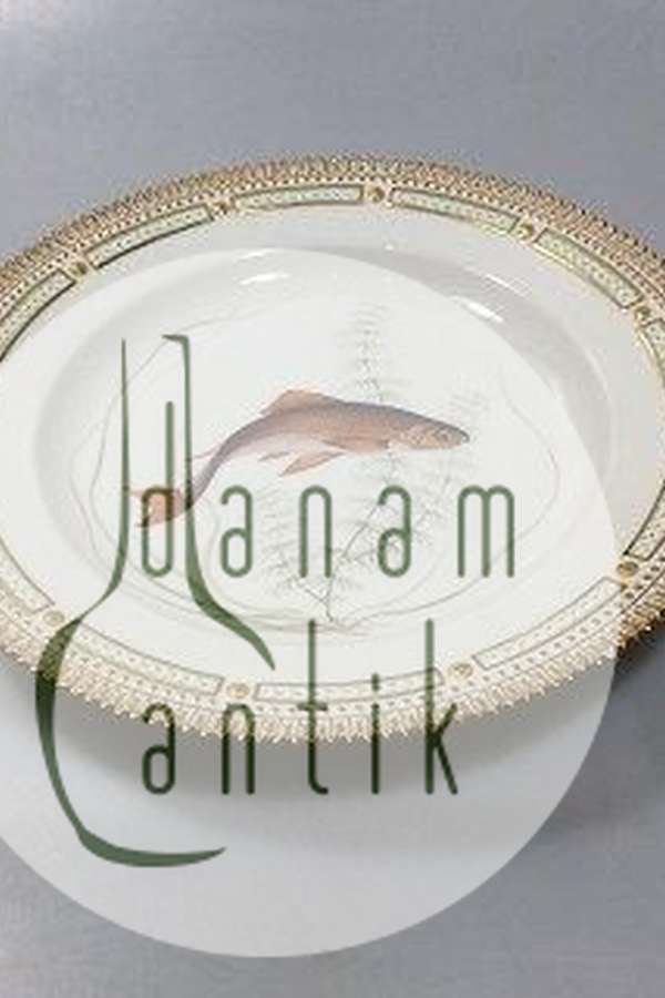 Royal Copenhagen Flora Danica Fisketallerken No 19/3549.