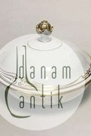 Royal Copenhagen Patttern No 117 Art Nouveau with Gold decoration Lidded Bowl