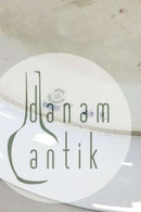 Royal Copenhagen Stel nr. 117 Art Nouveau med gulddekoration Servingsfad med Rist