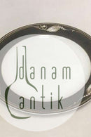 Royal Copenhagen Magnolia Sort Stort rundt fad no 376