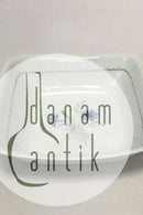 ビング＆グロンダール ホワイトデメーテル／コーンフラワー スクエアボウル No.43